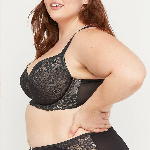 Lace Unlined Full Coverage Bra - Picture 4 of 4